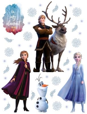 65 x 85cm Wall & Furniture stickers decals Disney Frozen 2 SET