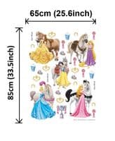 Disney Princesses Interior wall decal sticker 65x85cm | Shop online