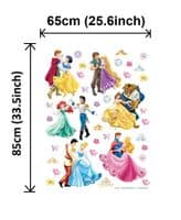 Disney Princesses  Interior wall decal sticker 65x85cm | Shop online