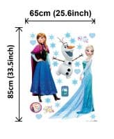 Disney Frozen Interior wall decal sticker 65x85cm | Shop online