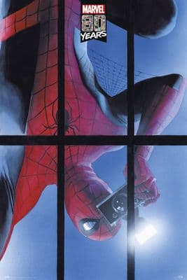 80 Years Spider-man 61x91,5cm Anniversary Poster