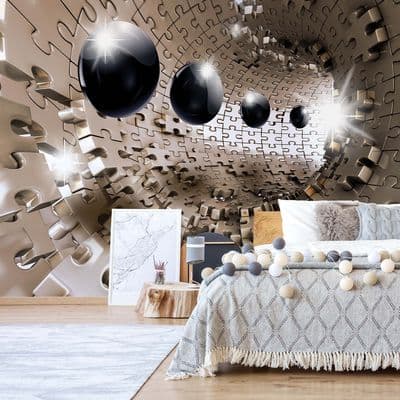 Abstract composition 3D photomural wallpaper