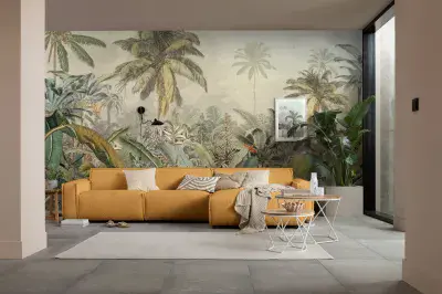 Amazonia Non-Woven Photo Wallpaper Green Jungle Plants