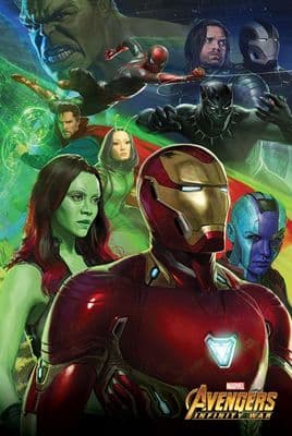 Avengers Infinity War 61x91,5cm Movie Poster Iron-man