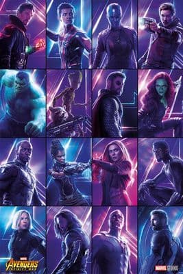 Avengers Infinity War 61x91,5cm Movie Posters