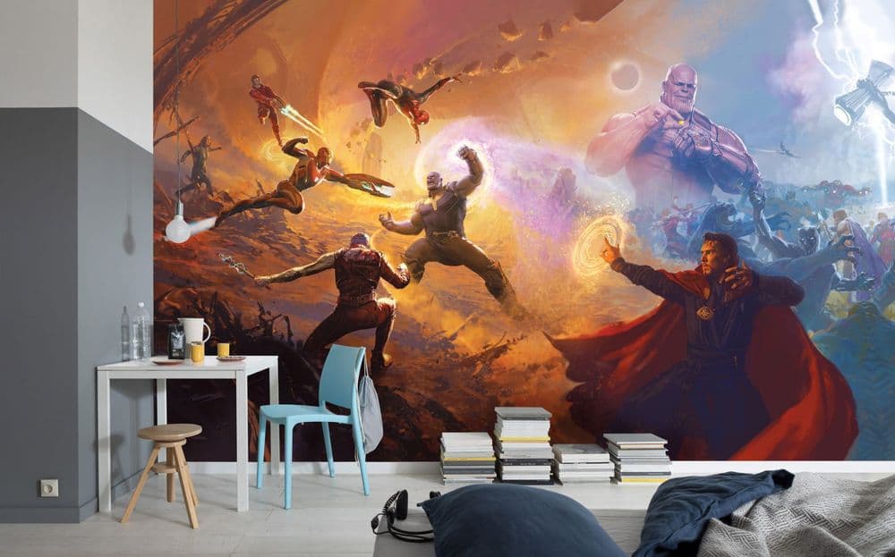 Avengers Epic Battles giant wall mural wallpaper 500 x 280 cm Shop online