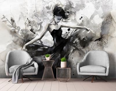 Ballerina Non-Woven photo wallpaper
