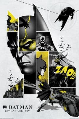 Batman 80th Anniversary 61x91,5cm DC Movie Poster