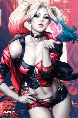 Batman Harley Quinn Kiss 61x91,5cm Movie Poster
