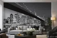 Bedroom photo wallpapers Brooklyn Bridge | Shop online