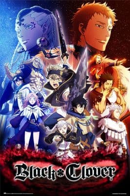 Black Clover Characters 61x91.5cm Movie Poster