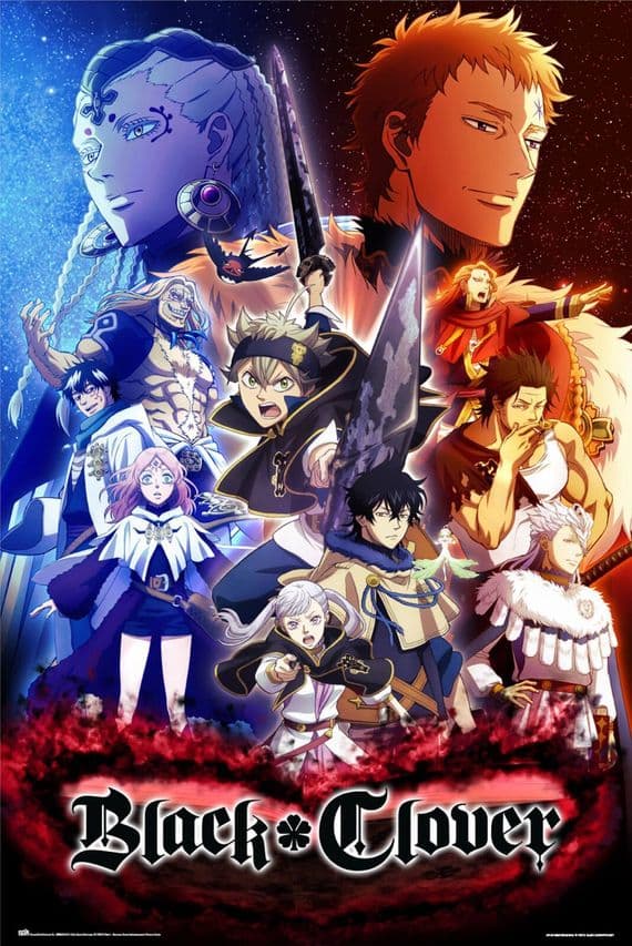 Black Clover Characters 61x91,5cm Movie Poster | Buy it now
