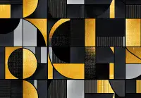 Modern Black Photo Wallpapers for Home Interior Walls  | Buy it online