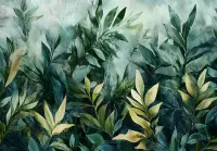 Large Plants Living Room Photo Wallpaper | Buy it online from UK shop