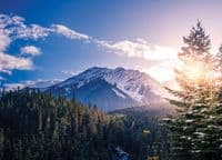 Mountains giant paper photo wallpaper for bedroom | Allwallpapers