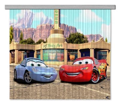 Cars Pair of ready made CURTAINS 180x160cm Disney