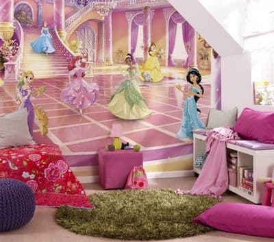 Children's room Photomural Disney Princess Party
