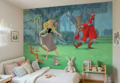 Cinderella Disney Girls Bedroom Photo Wallpaper