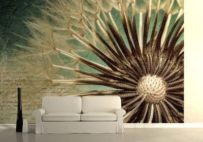 Dandelion Seeds wall mural wallpaper