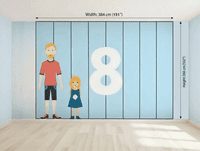 Bedroom photo wallpapers Blue Ocean Life | Shop online