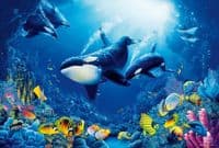 Bedroom photo wallpapers Blue Ocean Life | Shop online