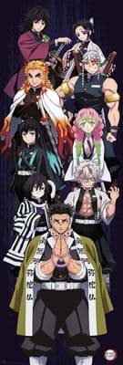 Demon Slayer Door Poster 53x158 cm Kids Room