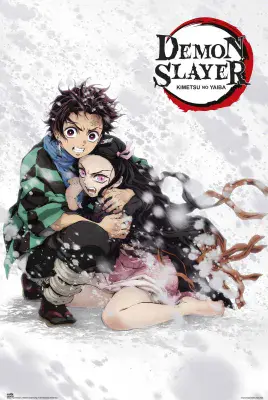 Demon Slayer Tanjiro and Nezuko Poster 61x91.5cm large Manga Anime Art