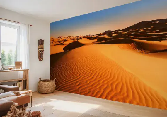 Desert Landscape Wall Mural – Non-Woven Ready Made Scenic Wallpaper