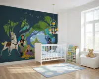Disney Tangled bedroom wall mural wallpaper 350 x 280 cm | Shop online