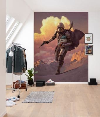 Digital printing wallpaper Mandalorian Escape 200 x 280 cm
