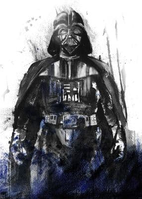 Digital printing wallpaper Star Wars Watercolor Vader 200 x 280 cm