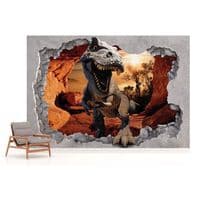 Dinosaur kids room  feature mural wallpaper| Homewallmurals.co.uk