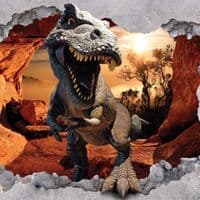 Dinosaur kids room  feature mural wallpaper| Homewallmurals.co.uk
