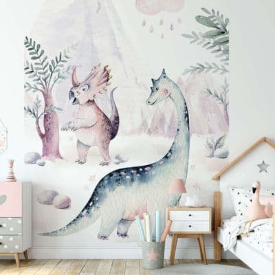 Dinosaurs 192x260 kids bedroom wall mural wallpaper Premium