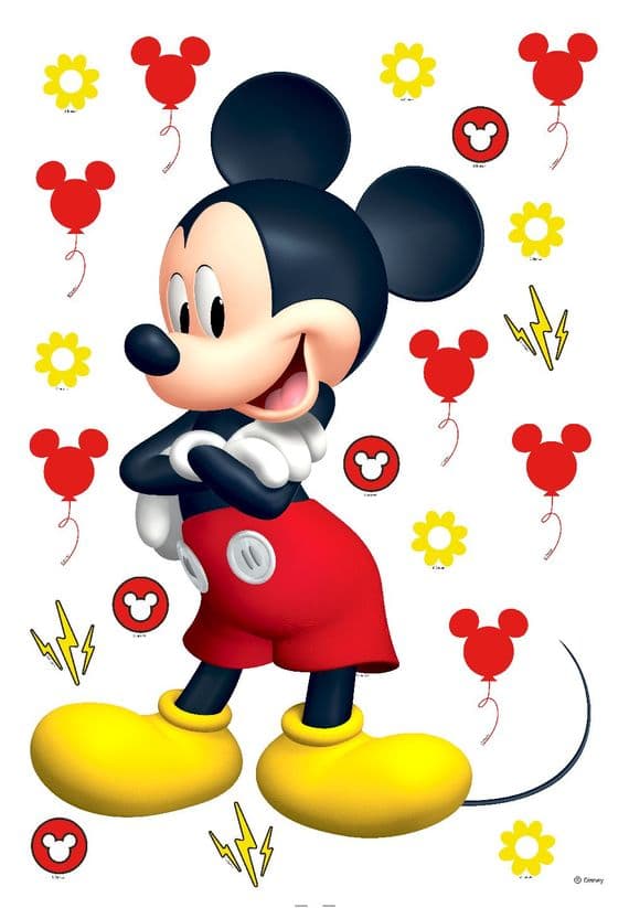 Mickey Mouse Interior wall decal sticker 42.5x65 cm | Shop online