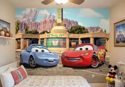 Disney Cars Paper wallpaper mural  360x254cm