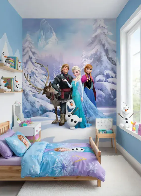 Frozen Winter Land paper wallpaper | Homewallmurals