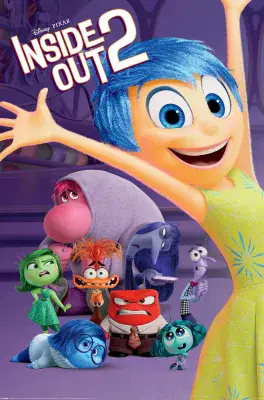 Disney Inside Out 2 Poster 61x91,5cm for kids bedroom