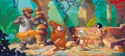 Disney Jungle Book Wall Mural 202x90cm Kids Bedroom