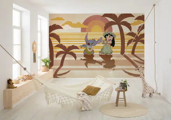 Disney Lilo and Stitch nursery wall mural wallpaper 350 x 250 cm | Shop online
