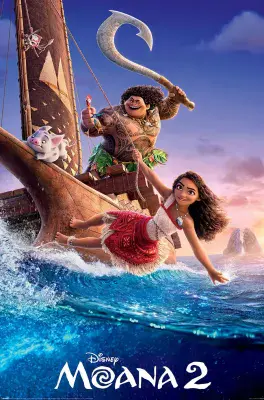 Disney Moana 2 Poster 61x91.5cm large NEW