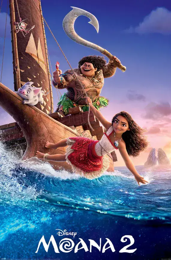 Disney Moana 2 Movie 61x91,5 cm Poster | Buy it now