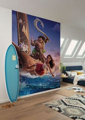 Disney Moana 2 Wallpaper Mural for kids bedroom Feel The Ocean