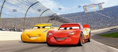 Disney Panoramic mural wallpaper 202x90cm Cars 3