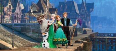 Disney Panoramic mural wallpaper 202x90cm Frozen