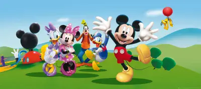 Disney Panoramic mural wallpaper 202x90cm Mickey Mouse