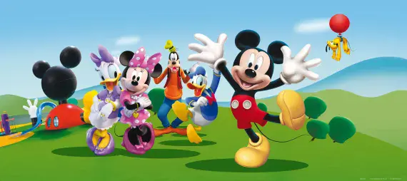 Mickey Mouse Panoramic Premium wall murals | Buy it now