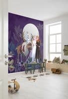 Frozen Full Moon Hike girl's bedroom wall mural wallpaper 200 x 280 cm | Shop online