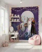 Frozen Full Moon Hike girl's bedroom wall mural wallpaper 200 x 280 cm | Shop online