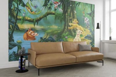 Disney photo wallpaper Simba and Friends 2.48 x 3.68 m